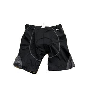 Santic Mens Black Cycling Padded Athletic Shorts Size 2XL XXL